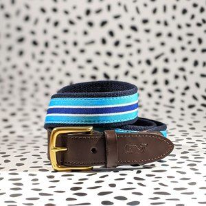 Vineyard Vines Canvas and Leather Belt